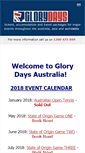 Mobile Screenshot of glorydays.com.au