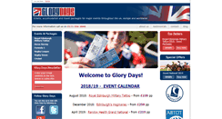 Desktop Screenshot of glorydays.uk.com